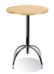 База стола Виктор - Хромированная база для стола Виктор для круглой столешницы или квадратной